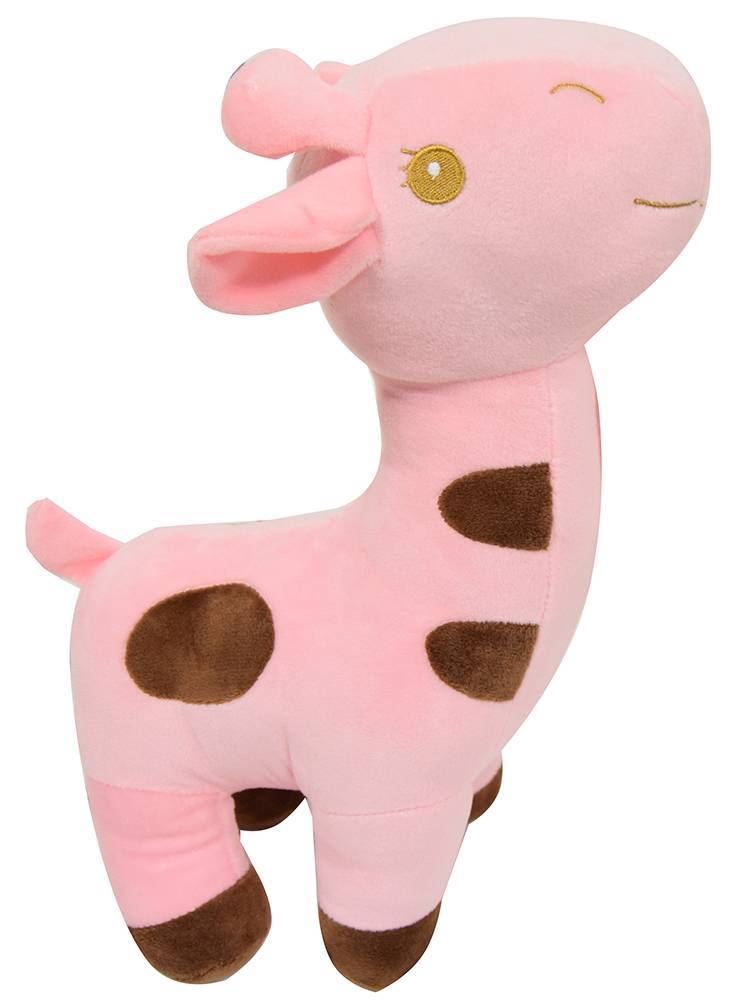 Καμηλοπάρδαλη 38cm ροζ Δώρα μαιευτηρίου Ανθοπωλείο Test