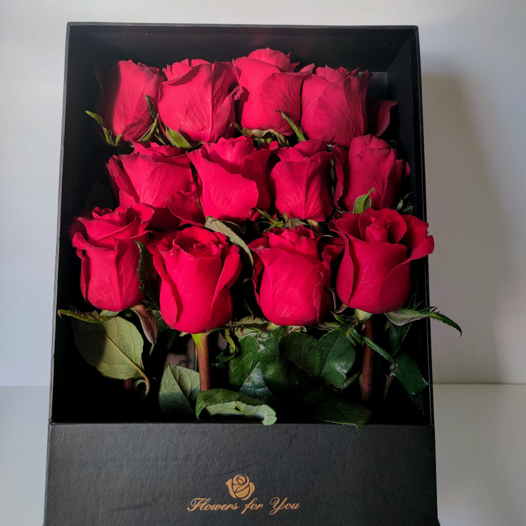 Roses in a box